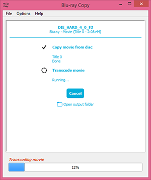 Blu-ray Copy processing