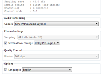 Easy adjustment of audio settings
