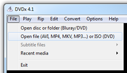 Load movie for playback and transcoding